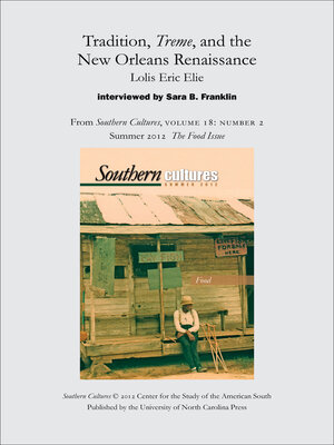 cover image of Tradition, Treme, and the New Orleans Renaissance